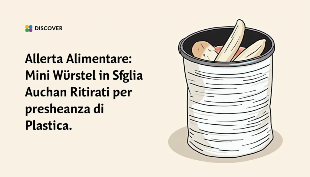Allerta Alimentare: Mini Würstel in Sfoglia Auchan Ritirati per Presenza di Plastica
